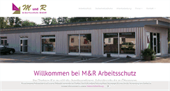 Desktop Screenshot of mr-arbeitsschutz.de