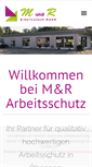 Mobile Screenshot of mr-arbeitsschutz.de