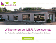 Tablet Screenshot of mr-arbeitsschutz.de